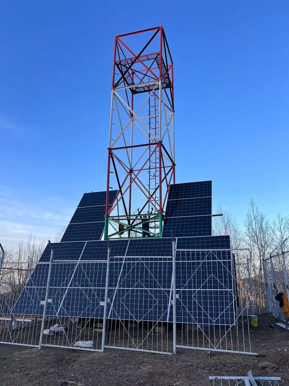 15M Steel Pipe 4-legged Telecom Towers suppliers